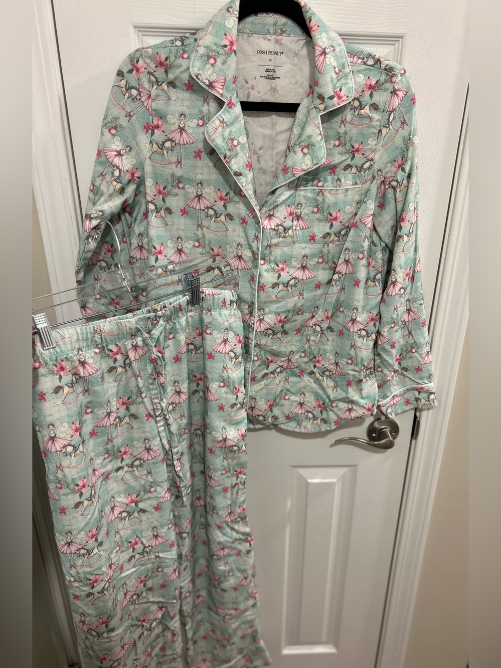 Posh Peanut Nutcracker Ballet Long Sleeve Woman’s Sz Medium Christmas Pajamas